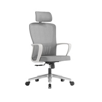 Chaise de bureau ergonomique moderne et confortable, insonorisée, avec réglage pivotant et design en maille, idéale pour les réunions et les pods de bureau.