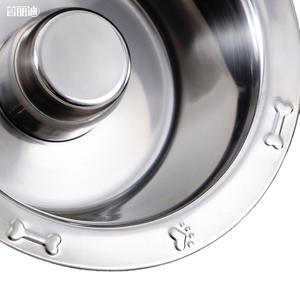 Bol pour chien en acier inoxydable 304, vaisselle pour animaux <span class=keywords><strong>de</strong></span> compagnie, distributeur <span class=keywords><strong>de</strong></span> nourriture pour chat, bol à eau et à nourriture, plat <span class=keywords><strong>de</strong></span> service pour petit chien et chat - Product Image 4