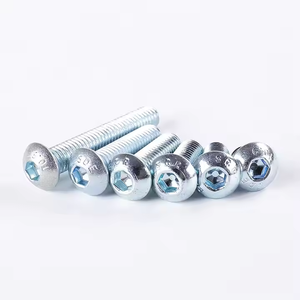 M3 M4 M5 M6 M8 M10 M12 <span class=keywords><strong>DIN7380</strong></span> Tornillos de tapa de botón hexagonal de acero al carbono de grado 10,9 con zinc plateado - Product Image 4