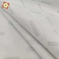 Option de housse de matelas tricotée respirante en tissu viscose/polyester Jacquard anti-boulochage en coton microfibre