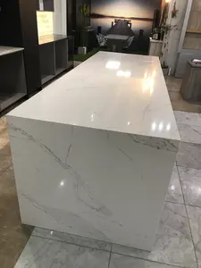 Wiselink yüksek kaliteli beyaz Monerte taş dekorasyon su geçirmez duş panelleri akrilik vanity lavabo katı yüzey taşı levha