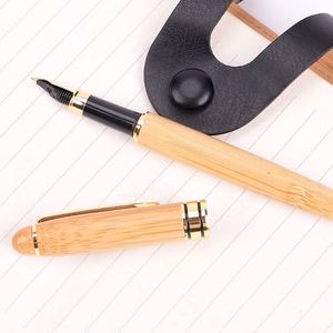 Bolígrafo de Bambú de Lujo en Oferta, Bolígrafo Metálico para Regalo Empresarial con Logotipo Grabado con Láser - Product Image 6