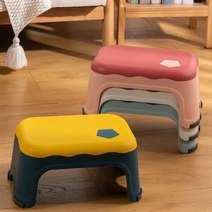 HALO Stackable Plastic Low <b>Stool</b> with Soft Padded Seat Durable PP Small <b>Stool</b> Compact Household Seating Furniture OEM ODM - Product Image 4