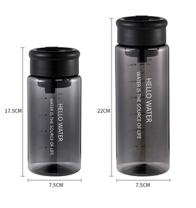 600/800ml Tasse en plastique de voyage en plein air portable Bouteille d'eau en plastique bon marché Personnaliser la tasse de logo <span class=keywords><strong>publicitaire</strong></span> - Product Image 6