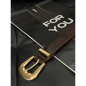 Cinturón de Mujer Marca Bridge con Hebilla de Cobre, Estilo Casual, Cinturón de Tela - Product Image 1