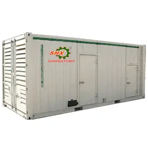 เครื่องกำเนิดไฟฟ้าดีเซล Shx ขนาด 1000Kva 800kw พร้อมตู้คอนเทนเนอร์ ราคาขายในแซร์ - Product Image 1