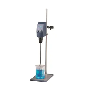 Factory Price Laboratory Electric Lab Mixer Digital Overhead Stirrer with Stand Plate
