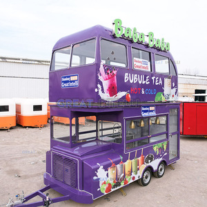 Autobús de Comida para Fiestas, Autobús de Dos Pisos, Restaurante, Quiosco de Té de Burbujas, Camión de Comida, Barra de Autobús, Remolque de Cafetería - Product Image 2