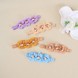Bandeau <span class=keywords><strong>pour</strong></span> <span class=keywords><strong>cheveux</strong></span> en mousseline de soie <span class=keywords><strong>pour</strong></span> bébé Xiximi Fashion, fleurs colorées, nouveaux accessoires <span class=keywords><strong>pour</strong></span> <span class=keywords><strong>cheveux</strong></span> <span class=keywords><strong>pour</strong></span> enfants, bandeau élastique fin <span class=keywords><strong>pour</strong></span> bébés - Product Image 3