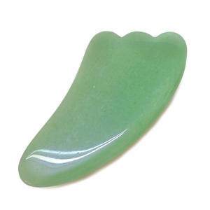 Rouleau de jade en cristal naturel personnalisé Gua Sha Kit Logo privé Outil de massage par grattage du visage anti-âge - Product Image 4