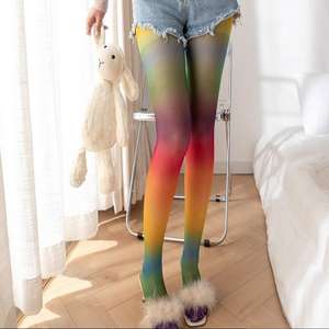 <span class=keywords><strong>Collant</strong></span> da giorno con personalità dei <span class=keywords><strong>collant</strong></span> da festa esplosivi calzini arcobaleno sottili da donna a strisce sfumate primavera e autunno <span class=keywords><strong>collant</strong></span> - Product Image 4