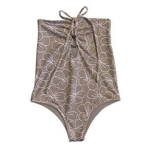 Shangshan OEM per bambine senza maniche costumi da bagno stampa hawaiana personalizzato con cinturino Micro per bambini Bikini intero - Product Image 5