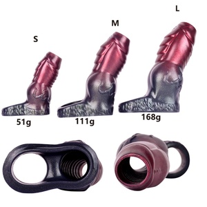 Extensor de Pene Abierto NNSX Dark Warrior, Anillos para Pene Reutilizables, Fundas para Pene, Masajeador Vaginal, Juguetes Sexuales de Estimulación para Hombres - Product Image 1