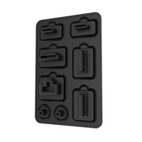 MD Brand 8in1 Bouchon en silicone Bouchons anti-poussière Set Interface USB HD Couvercle anti-poussière pour pour OLED