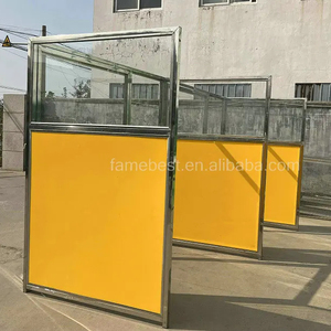 Chenels pour animaux de compagnie pour chiens moyens et grands avec quatre roues Facile à installer Double <span class=keywords><strong>cage</strong></span> en acier inoxydable de haute qualité - Product Image 3