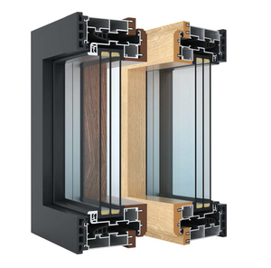 หน้าต่างบานสวิงอะลูมิเนียมอัลลอยด์ กระจกนิรภัย สแตนเลส ลายไม้ สำหรับห้องนอน ห้องครัว ดีไซน์ทันสมัย ได้รับการรับรองมาตรฐาน Energy Star - Product Image 3