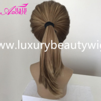 Fabricants de perruques juives de beauté de luxe Perruque casher de queues de cheval de cheveux humains les plus populaires
