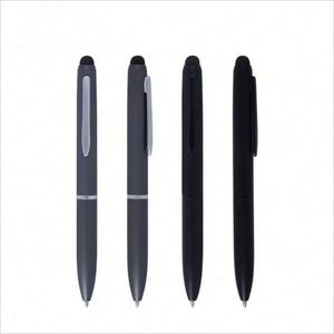 Custom <b>Retractable</b> Universal Metal Ballpoint <b>Pens</b>-Customizable Logo Slim Signature Design Black/Multi-Colored Ink 0.5-1.0mm - Product Image 1