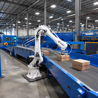 Système robotisé d'induction de colis, machine d'alimentation automatique de colis, robot à vision 3D pour l'automatisation du tri logistique