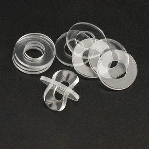 M3 M4 M6 M8 <span class=keywords><strong>M10</strong></span> M12 PE PVC joint torique plat <span class=keywords><strong>rondelle</strong></span> d'étanchéité joint cale Nylon Transparent plastique rondelles - Product Image 1