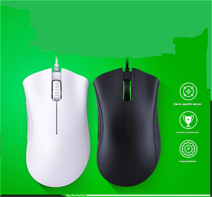 En stock <span class=keywords><strong>Razer</strong></span> Deathadder Essential 6400 DPI Optique Usb Silencieux RGB Ordinateur portable Pc Mous Ergonomique <span class=keywords><strong>Gamer</strong></span> Filaire Ordinateur Souris de jeu - Product Image 6
