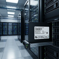 قرص صلب من سامسونج PM9A3 بسعة 3.84 تيرابايت/7.68 تيرابايت، U.2 SSD PCIe 4.0 X4 NVMe، وحدة تخزين مدمجة للشركات، قرص صلب للخوادم