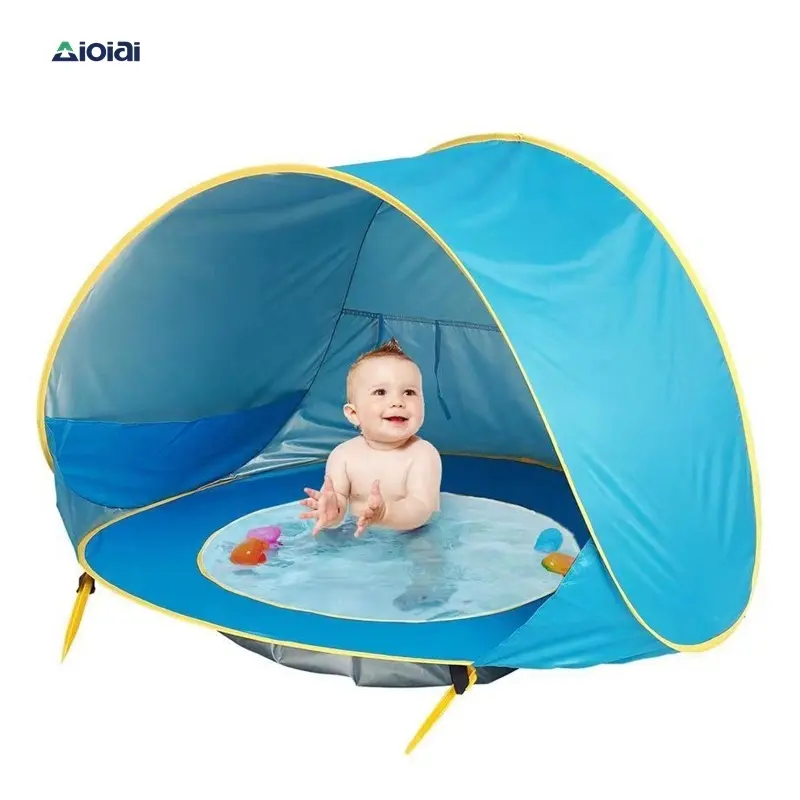 Children's Pop up Kid Tent Soft Fabric Outdoor Play Castle for Beach Pool Sunscreen Camping Ball Pool Toy Tent