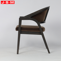 Chaise de salle à manger rustique en bois massif, style nordique, moderne, Poltrona, pour café