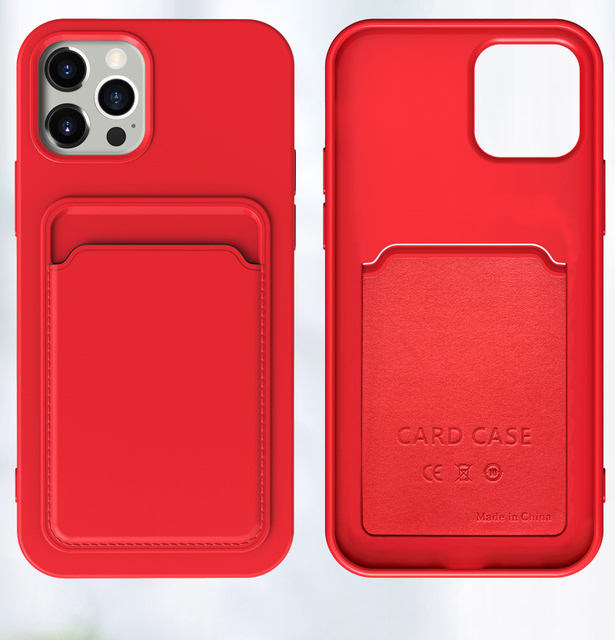 1.2mm High Quality TPU Phone case for apple iphone 14 X Xs 13 12 11 Pro Max Mini Phone case with Card Holder