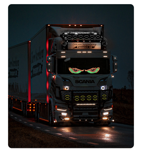 Pantalla LED para Parabrisas con Diseño de Ojo de Demonio, USB Universal, Luces Decorativas para Parabrisas Delantero y Trasero, Accesorios para Automóviles - Product Image 4