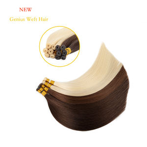 LeShine Genius-extensiones <span class=keywords><strong>de</strong></span> cabello humano con <span class=keywords><strong>cola</strong></span> <span class=keywords><strong>de</strong></span> poni, tejido atado a mano, nuevo diseño, súper fino, se puede cortar - Product Image 1