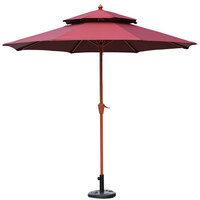 Meubles de jardin d'extérieur, parasols de balcon et de terrasse, tables et chaises avec parasol, ensemble de jardin, parasols d'extérieur, grande taille
