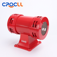 Alarma Eléctrica Pequeña MS-490, Alarma de Motor de 220V, Alarma de Ataque Aéreo de Alto Decibelio