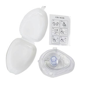 Máscara CPR Máscara de rescate CPR para adultos y niños Máscara CPR de resucitador de válvula única desmontable - Product Image 3