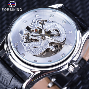 Nuevo Forsining hombres luminosa mano oem personalizado <span class=keywords><strong>reloj</strong></span> automático movimiento <span class=keywords><strong>reloj</strong></span> de dragón - Product Image 3