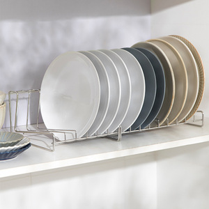 Estante de almacenamiento redondo de acero inoxidable 304 para platos de cena, estante de secado de cocina, estante para platos, estante pequeño para tabla de cortar - Product Image 3