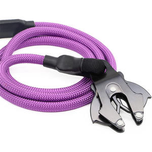Fabrik Direkt verkauf Seil Hunde leine Schnell lösen und sperren Hunde halsband D-Loop Langlebige <span class=keywords><strong>Nylon</strong></span> Hunde leine - Product Image 1