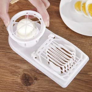 Cortador de huevos de alambre de acero inoxidable para huevos duros, herramientas de cocina, cortador de huevos de Metal de mano - Product Image 2