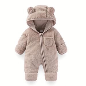 Conjunto de Ropa para Bebé Recién Nacido con Manoplas Plegables, Ropa de Invierno de Forro Polar para Niñas y Niños - Product Image 5