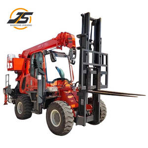 Kleiner hydraulischer Hub handhabung-und Stapel wagen für Baustellen baustoffe Neuer Zustand - Product Image 3