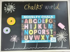 Neuartiges 26-teiliges Alphabet-umwelt freundliches Bürgersteig-Kreide set für Kinder - Product Image 5