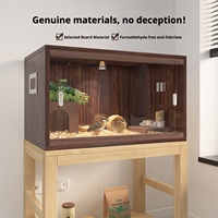 Grande cage d'élevage en bois avec conception anti-évasion, isolation et fonctions de nettoyage facile pour cailles, poussins et hamsters – Plusieurs tailles disponibles