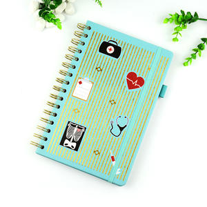 कस्टम लोगो ग्रीन नर्स साप्ताहिक मासिक डॉक्टर चिकित्सा उपचार एजेंडा योजनाकार जर्नल - Product Image 1