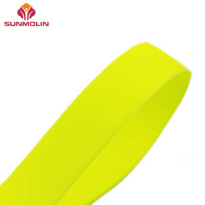 Kerah anjing kuning neon dengan anyaman berlapis <span class=keywords><strong>TPU</strong></span> 2mm visibilitas tinggi ramah lingkungan tahan air untuk keamanan yang lebih baik - Product Image 4