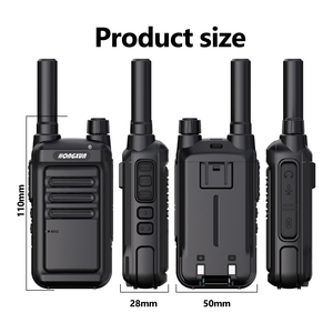 جهاز اتصال لاسلكي هونغشون C1Plus بقوة 10 واط، تناظري UHF، مدى طويل، مجموعة من قطعتين، 16 قناة، مسح القنوات، مقاوم للماء، تردد 400-520 ميجاهرتز، بطارية 3500-4000 مللي أمبير، مدى 0-10 كم - Product Image 2