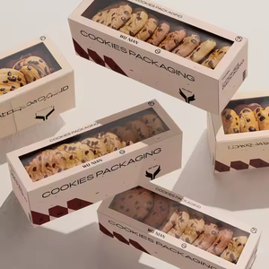 Kunden spezifisches umwelt freundliches Gebäck, Bäckerei, Donut, Keksdose, Dessert-, Snack-und Lebensmittel design und-verpackung - Product Image 4