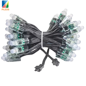 شريط إضاءة <span class=keywords><strong>Led</strong></span> مزود ببكسل ، 12 مللي متر ، ألوان كاملة, مصابيح <span class=keywords><strong>Led</strong></span> رقمية بألوان كاملة ، موديل Ws2811 ucs1903 ، مصابيح عيد الميلاد ، أضواء <span class=keywords><strong>Led</strong></span> الخارجية