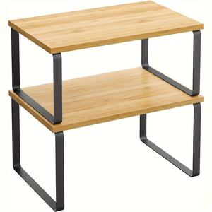 Scaffale Pieghevole in Metallo e <span class=keywords><strong>Legno</strong></span> per Cucina, Organizzatore per <span class=keywords><strong>Spezie</strong></span> con Design Personalizzato per lo Stoccaggio - Product Image 1