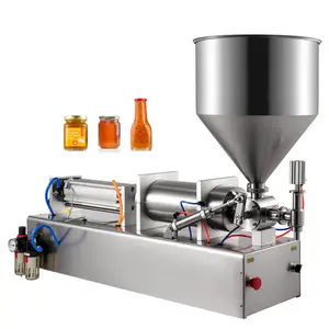 2021 New Small Business Honey Furit Jam Filling Machine/ Tomato Sauce Bottling Machine With Factory Price