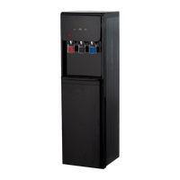 Distributeur d'eau chaude et froide électrique sur pied à chargement par le haut avec armoire réfrigérée pour la maison, le bureau, les hôtels et les magasins